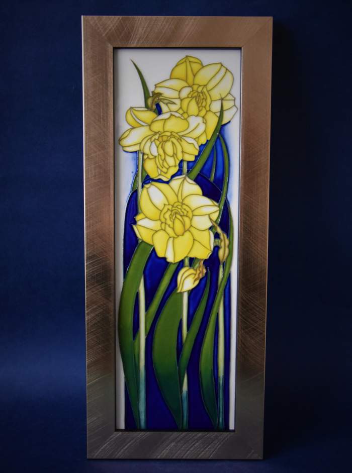 Moorcroft Pottery PLQ3 Cheerfulness Vicky Lovayy A Numbrerd Edition