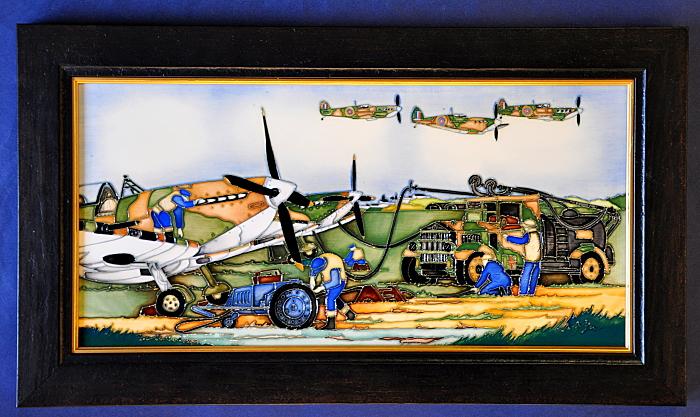 Moorcroft Pottery Preparing To Scramble PLQ1 Plaque Paul Hilditch