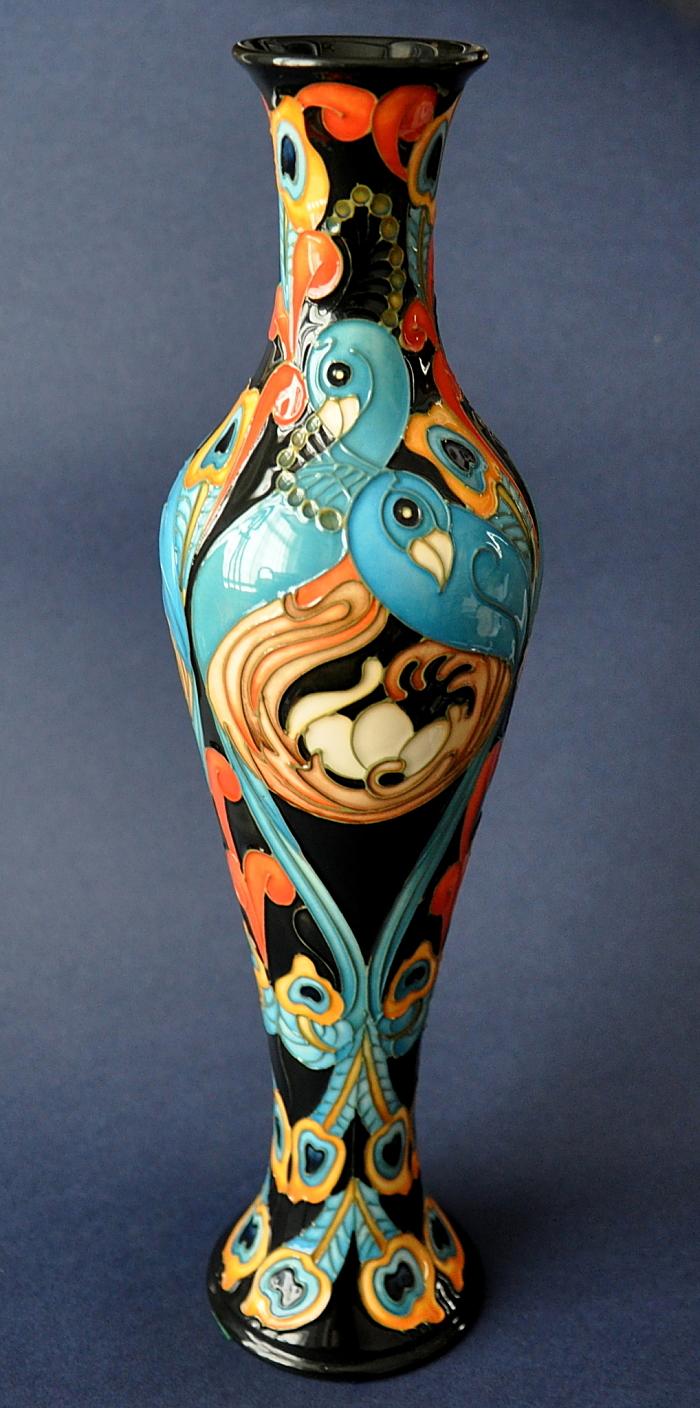 Moorcroft Pottery Proud Peacocks 138/12 Kerry Goodwin Limited Edition of 200