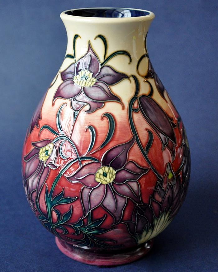 Moorcroft Pottery Pasque Flower 7/7 Philip Gibson