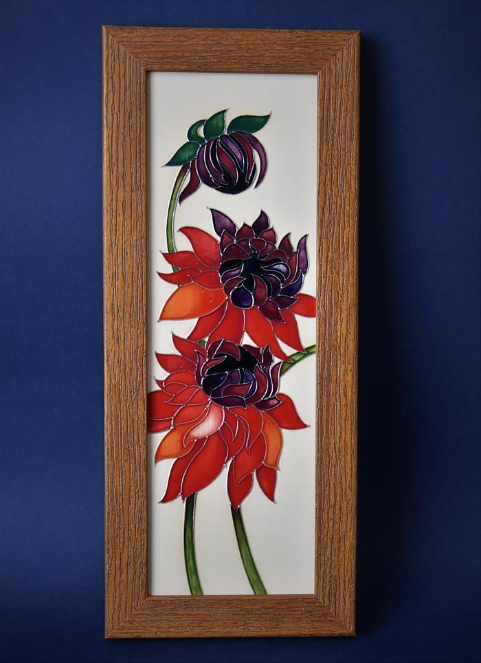 Moorcroft Pottery PLQ3 Ruby Red Emma Bossons An Open Edition