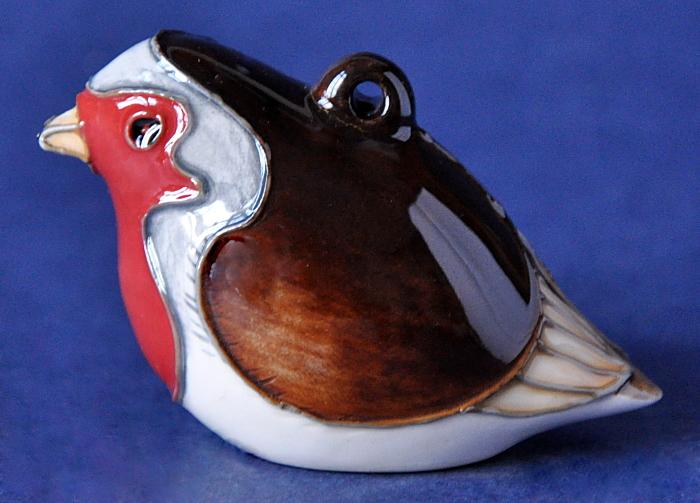 Moorcroft Pottery Christmas Robin MOD15 Open Edition