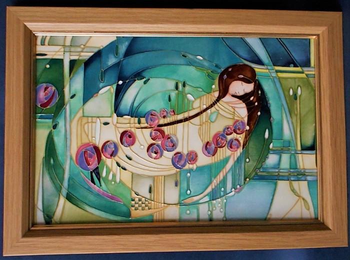Moorcroft Pottery PLQ2 Sleeping Beauty Nicola Slaney Numbered Edition