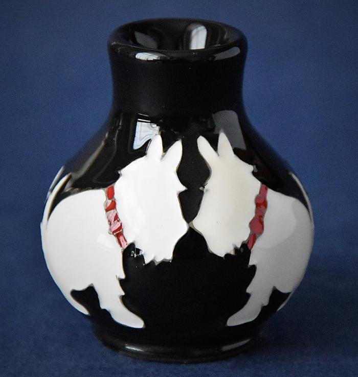 Moorcroft Pottery Westie 869/2 Nicola Slaney An Open Edition