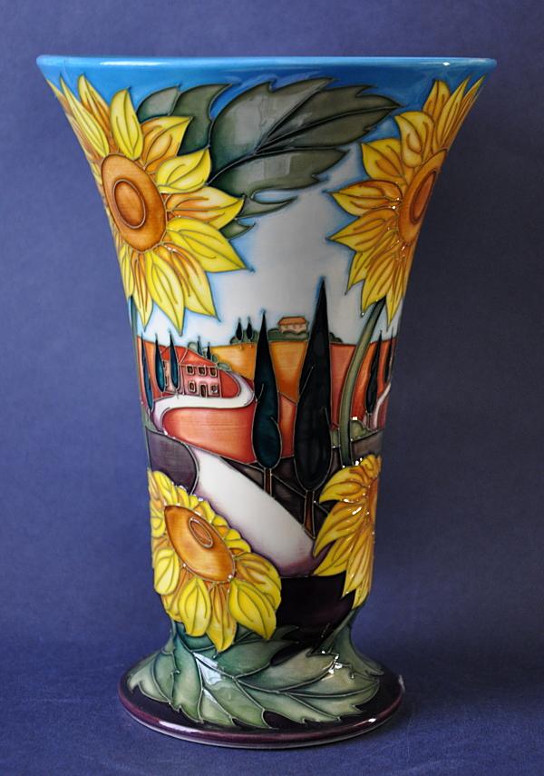 Moorcroft Pottery White Road To Tuscany