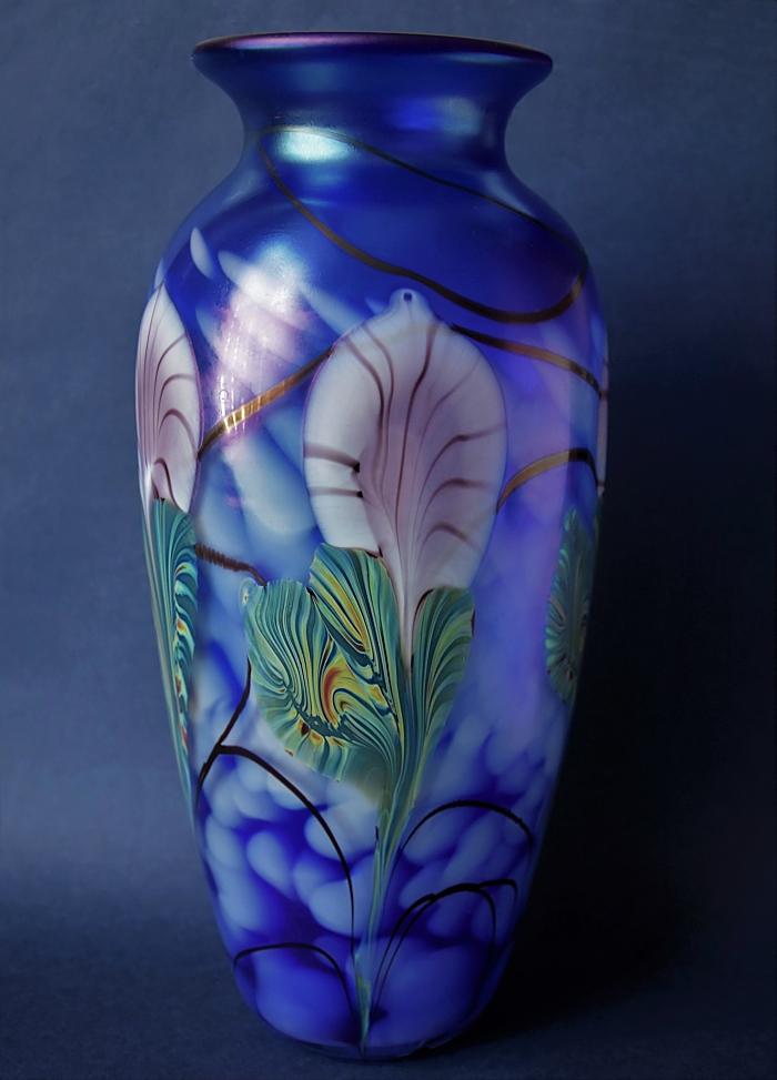 Richard Golding Station Glass White Vase