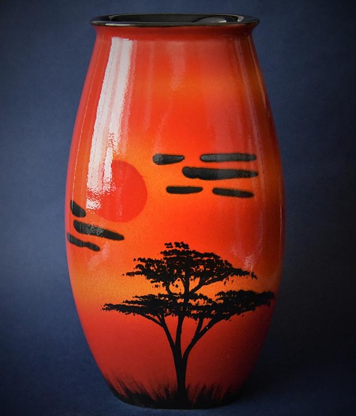 Poole Pottery African Sky 26cm Manhattan Vase