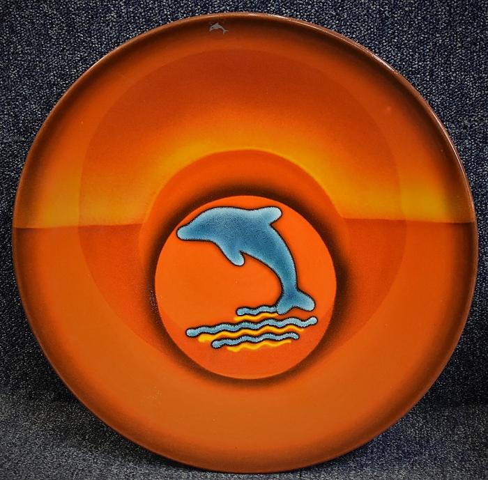 Poole Pottery Dolphin Final Quay Plate A Limited Edition of 2000