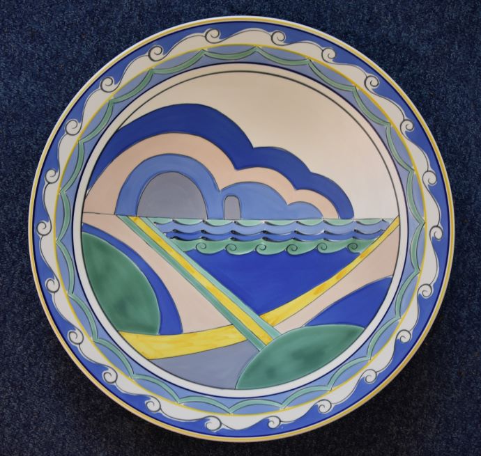 Poole Pottery Old Harry Rocks Charger A Limited Edition of 100