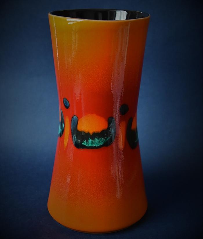 Poole Pottery Volcano 24cm Hourglass Vase