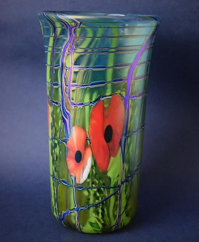 Poppy Vase KAY14 Kayleigh Young Glass