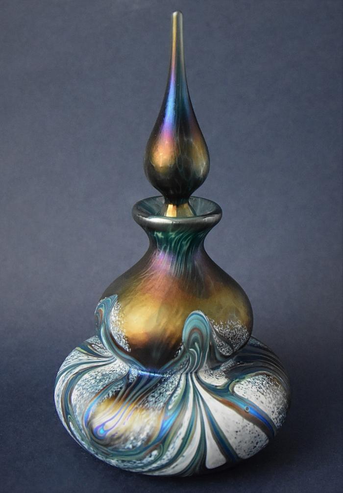 Richard Golding Station Glass Double Gourd Perfume Bottle