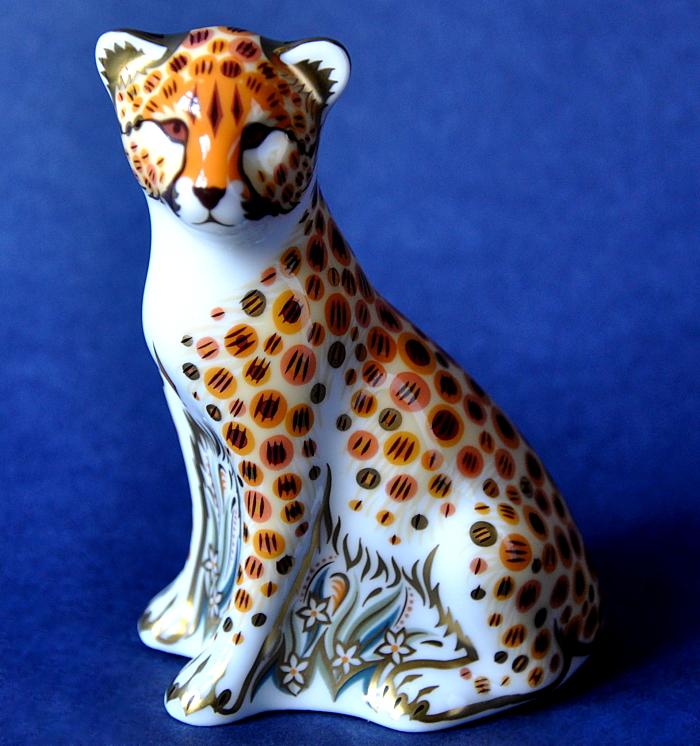 Royal Crown Derby Cheetah Cub
