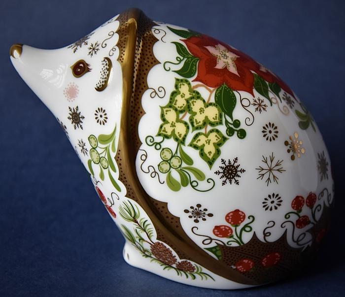 Royal Crown Derby Christmas Hedgehog