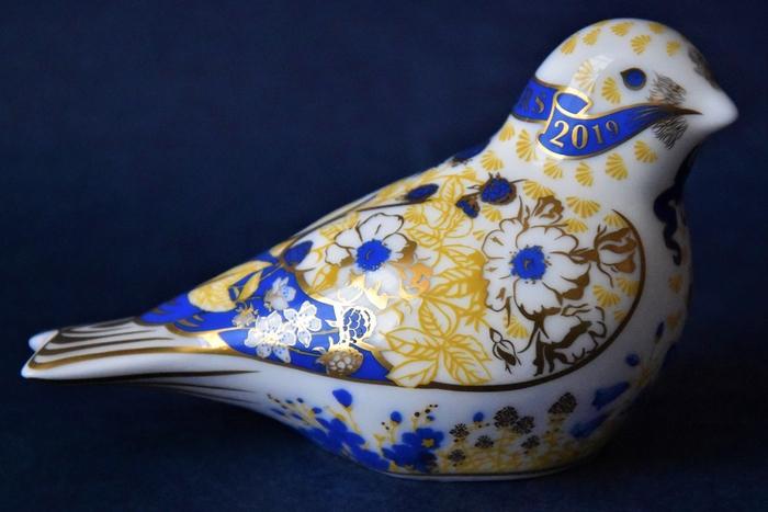Royal Crown Derby Guild 25 Years Linnet