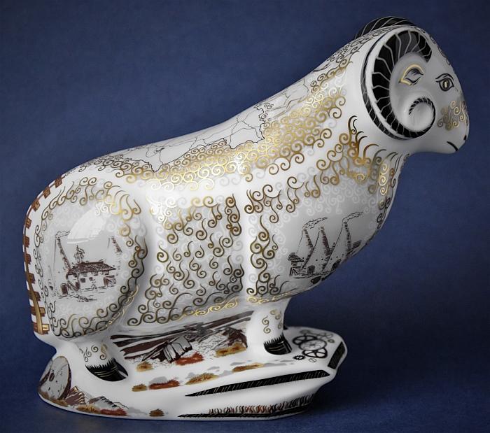 Royal Crown Derby Heritage Ram A Limited Edition of 1000