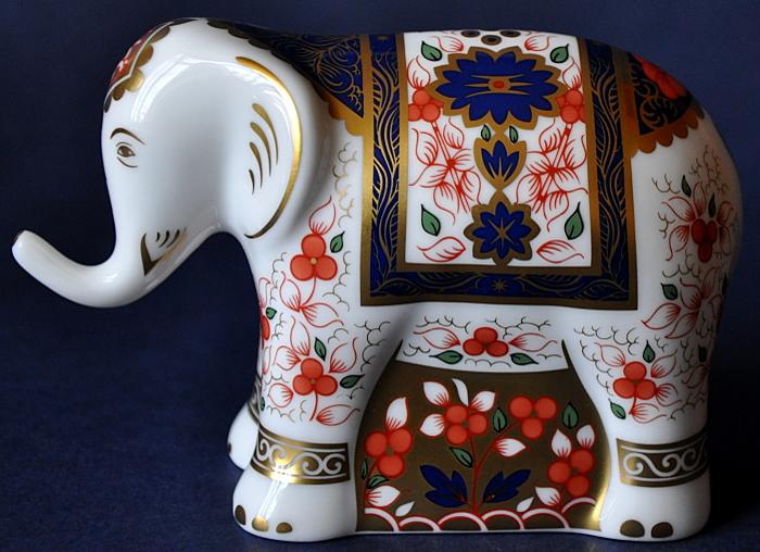 Royal Crown Derby Old Imari Elephant Infant