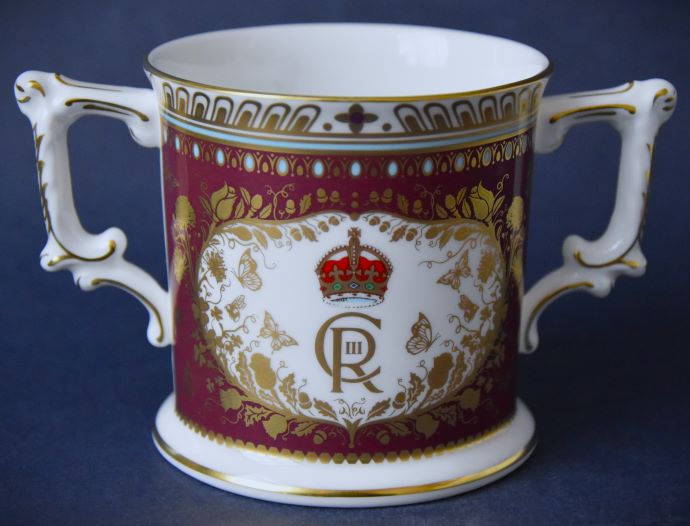Royal Crown Derby King Charles III Coronation Cup A limited edition of 250