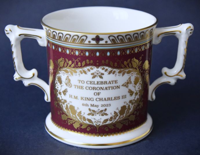 Royal Crown Derby King Charles III Coronation Cup A limited edition of 250