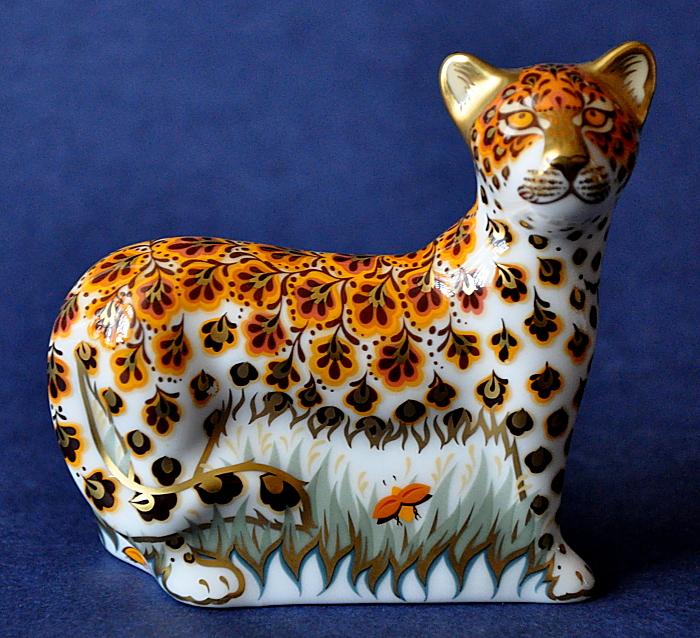 Royal Crown Derby Leopard Cub