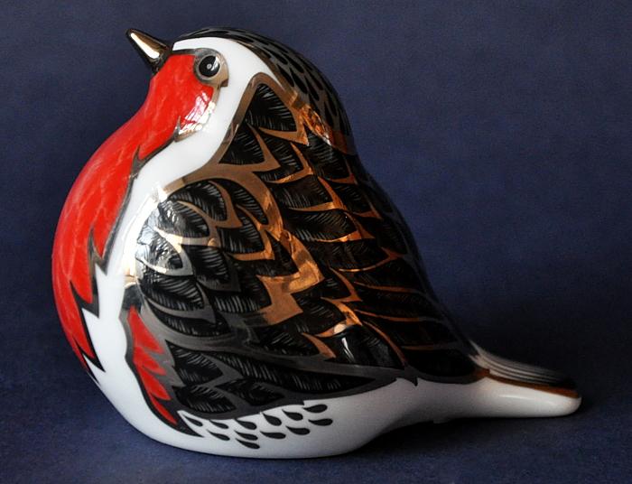 Royal Crown Derby Midnight Robin