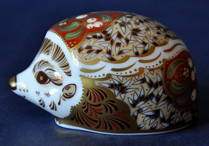Royal Crown Derby Mistletoe Hedgehog