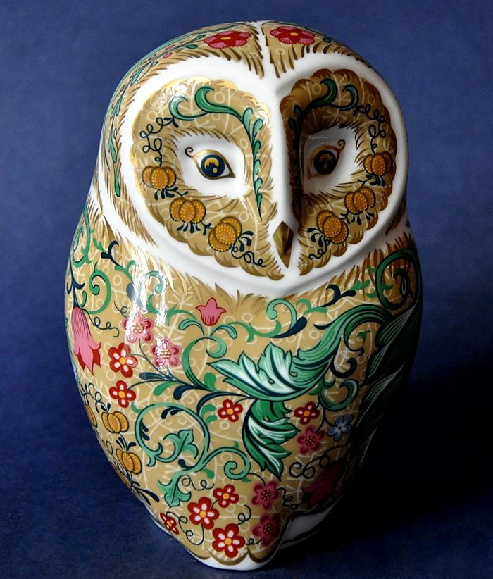 Royal Crown Derby Parchment Owl