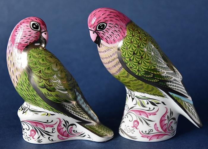 Royal Crown Derby The Majestic Love Birds Pairs