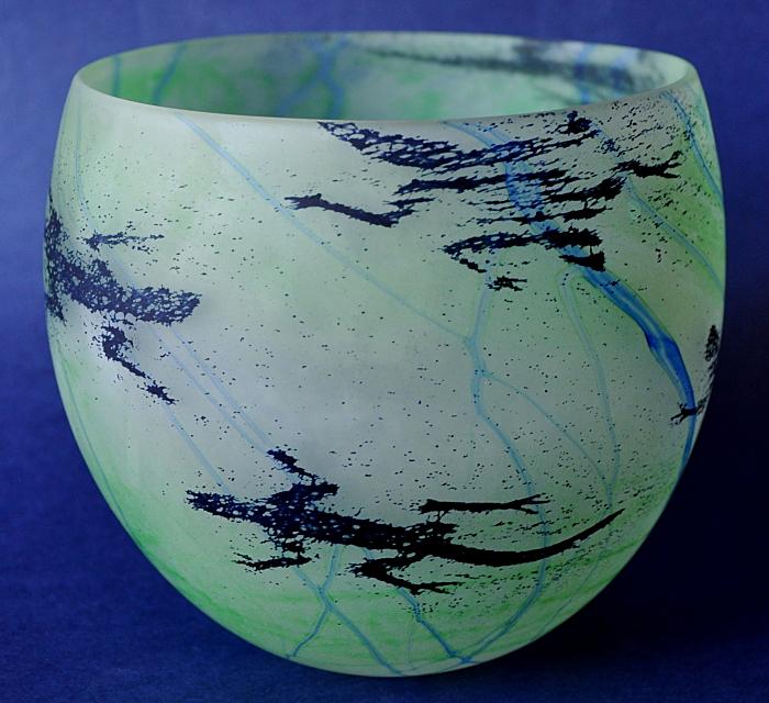 Siddy Langley Glass Prindi Green Bowl