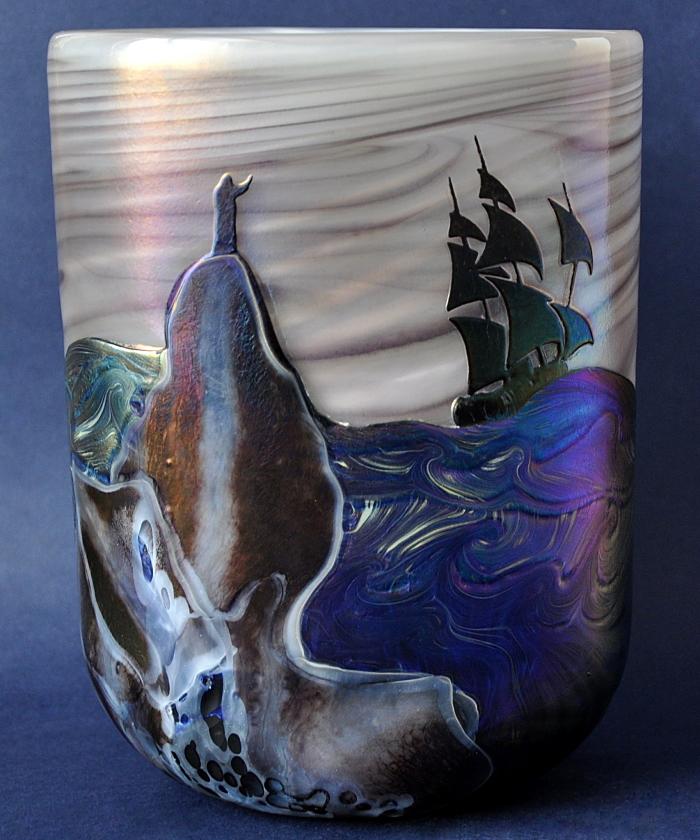 The Tempest Vase No3 by Richard Golding Station Glass