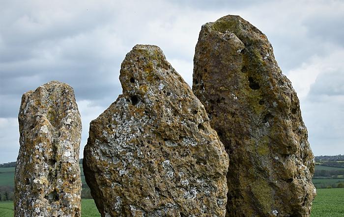 Rollright Stones Oxfordshire, a complex of megalithic monuments on the boundary between Oxfordshire and Warwickshire