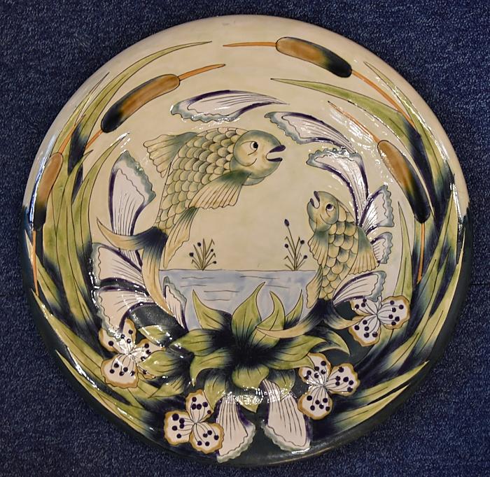 Cobridge Stoneware The Leaping 42cm Charger A Limited Edition of 150
