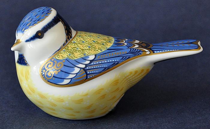 Royal Crown Derby Garden Blue Tit