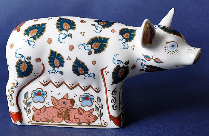 Royal Crown Derby Priscilla Pig