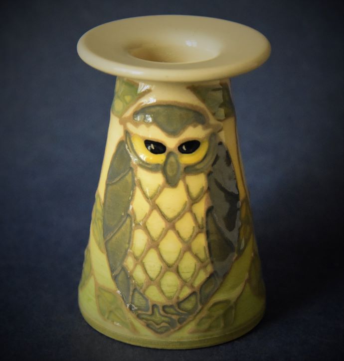 Dennis Chinaworks Barn Owl Miniature Vase Sally Tuffin A Numbered Edition