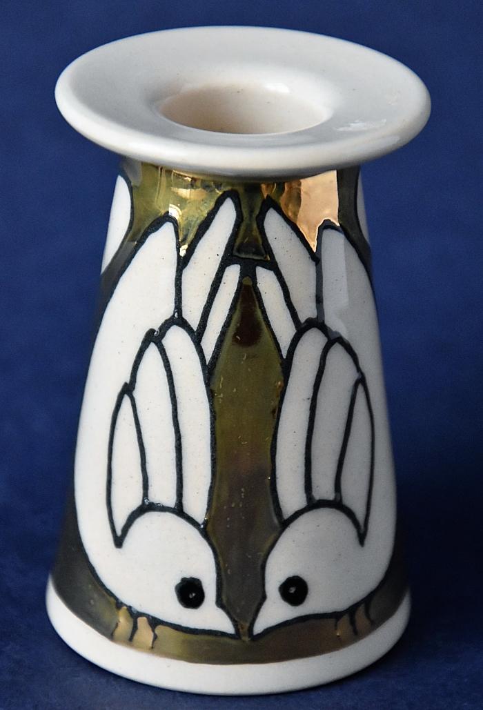 Dennis Chinaworks Dove Miniature Conical Vase Sally Tuffin