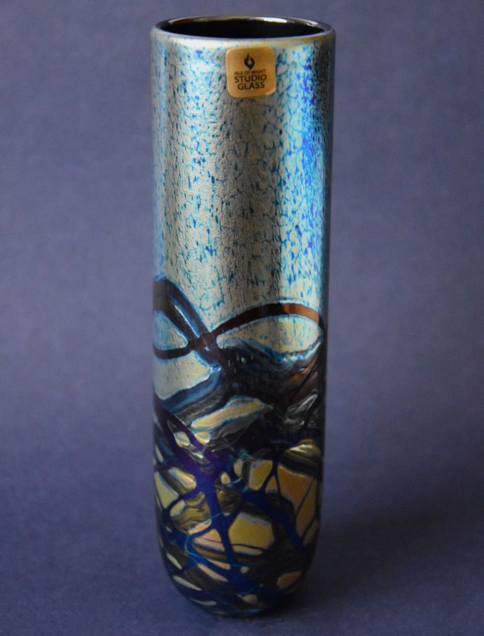 Nightscape Cylinder Vase Small Isle of Wight Studio Glass