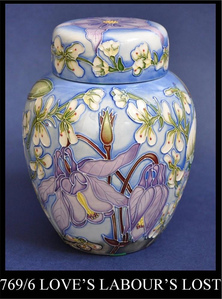 Moorcroft Pottery 769/6 Loves Labours Lost Alicia Amison
