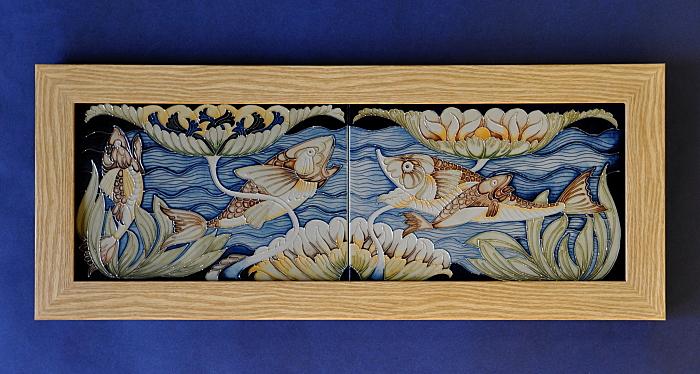 Moorcroft Pottery Double Take PLQ Plaque Rachel Bishop