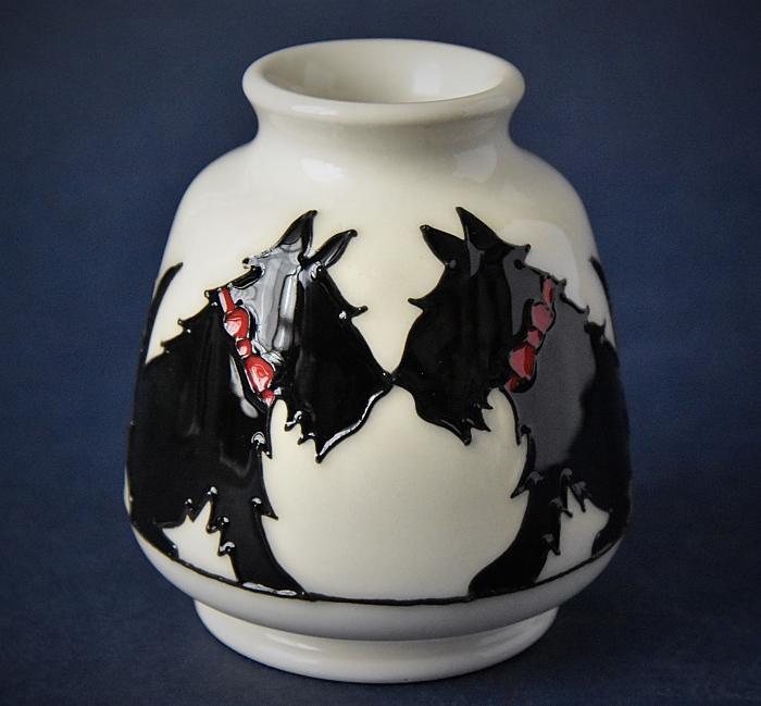 Moorcroft Pottery 198/3 Canine Companions Nicola Slaney An Open Edition Order by Telephone 01789 269405