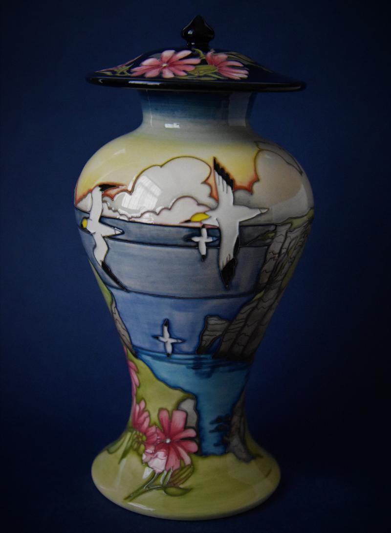 Moorcroft Pottery 317/9 Seafarer's Dawn Vase Vicky Lovatt A Limited Edition of 10