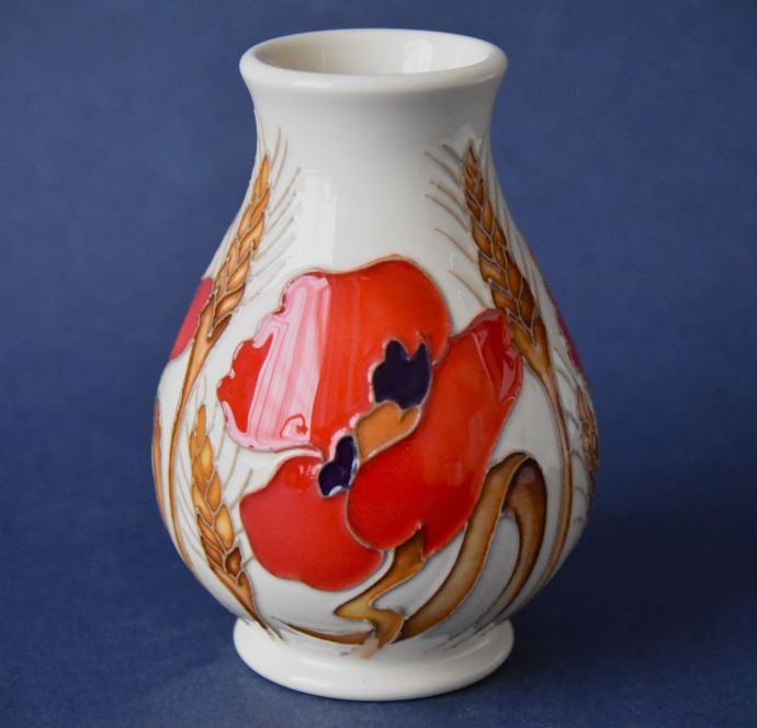 Moorcroft Pottery 7/3 Harvest Poppy Emma Bossons