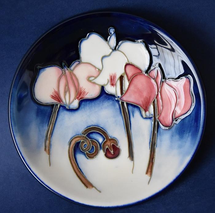 Moorcroft Pottery Wild Cyclamen 780/4 Emma Bossons  An Open Edition