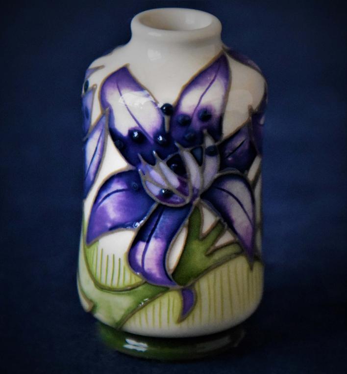 Moorcroft Pottery 98/2 Spring Scilla March Vicky Lovatt An Open Edition