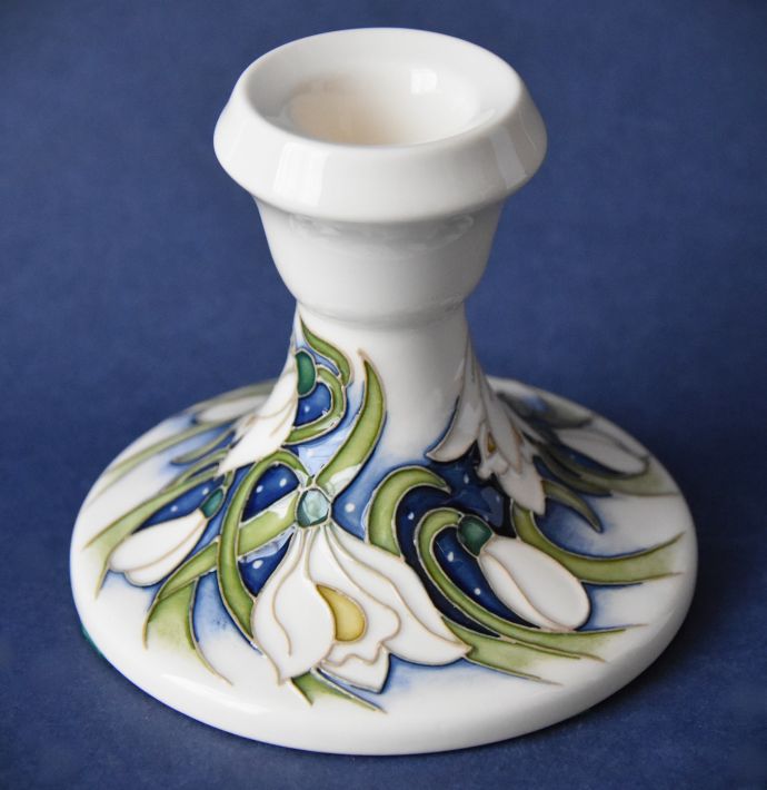 Moorcroft Pottery Fairy Dusk 98/3 Candlestick Rachel Bishop An Open Edition