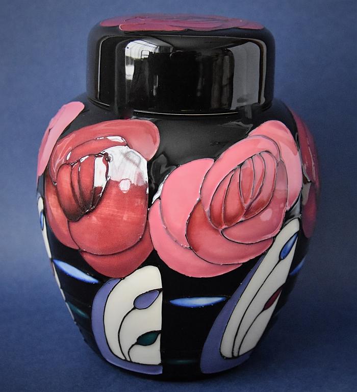 Moorcroft Pottery Bellahouston 769/6 Emma Bossons Inspired by Charles Rennie Mackintosh Open Edition
