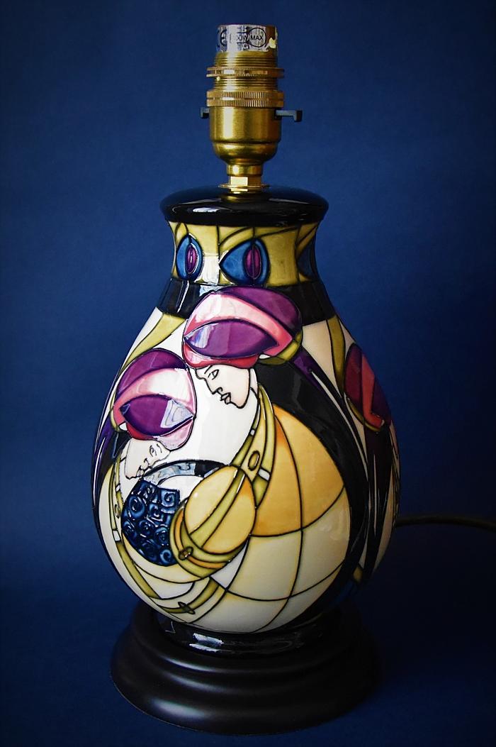 Moorcroft Pottery L7/7 Two Sisters Lamp Kerry Goodwin An Open Edition
