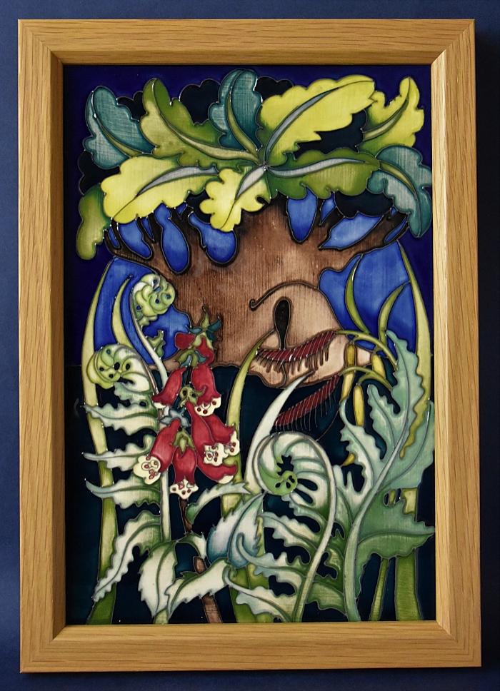 Moorcroft Pottery PLQ2 Major Oak Plaque Emma Bossons A Limited Edition of 30