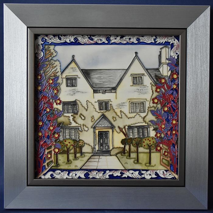 Moorcroft Pottery PLQ8 Kelmscott Manor Plaque William Morris Collection Helen Dale A Limited Edition of 30