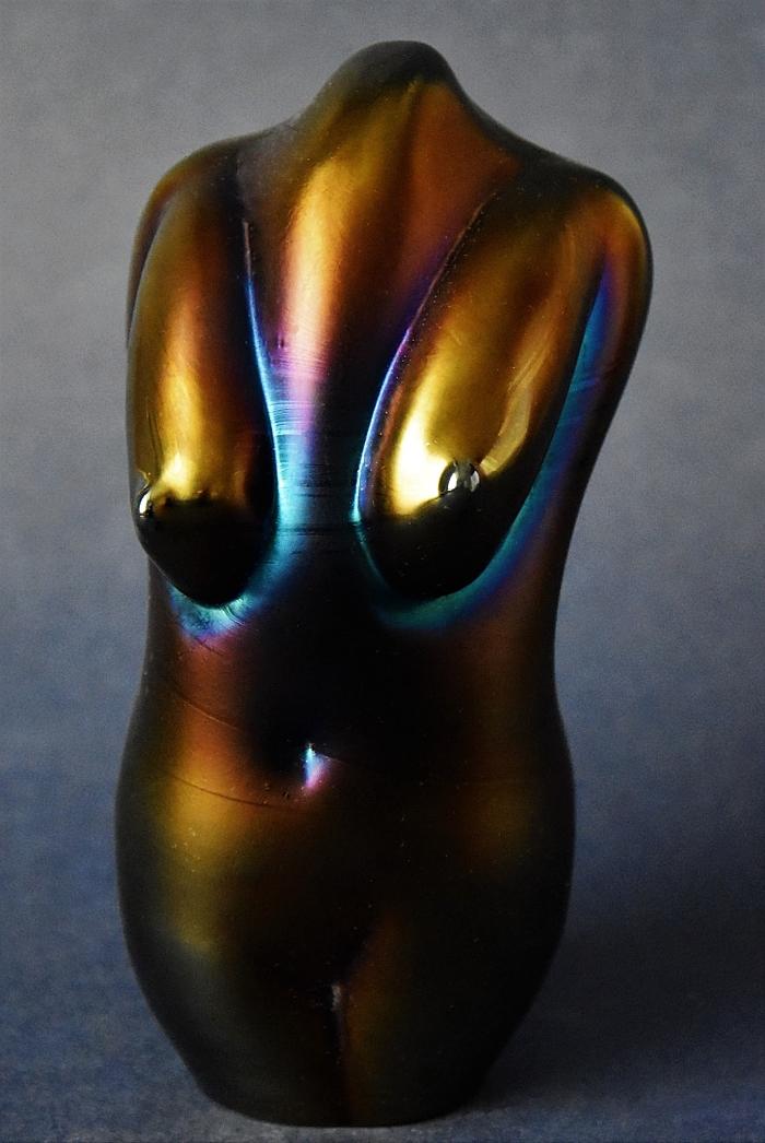 Okra Glass Torso by Sarah Cowan A Limited Edition of 15